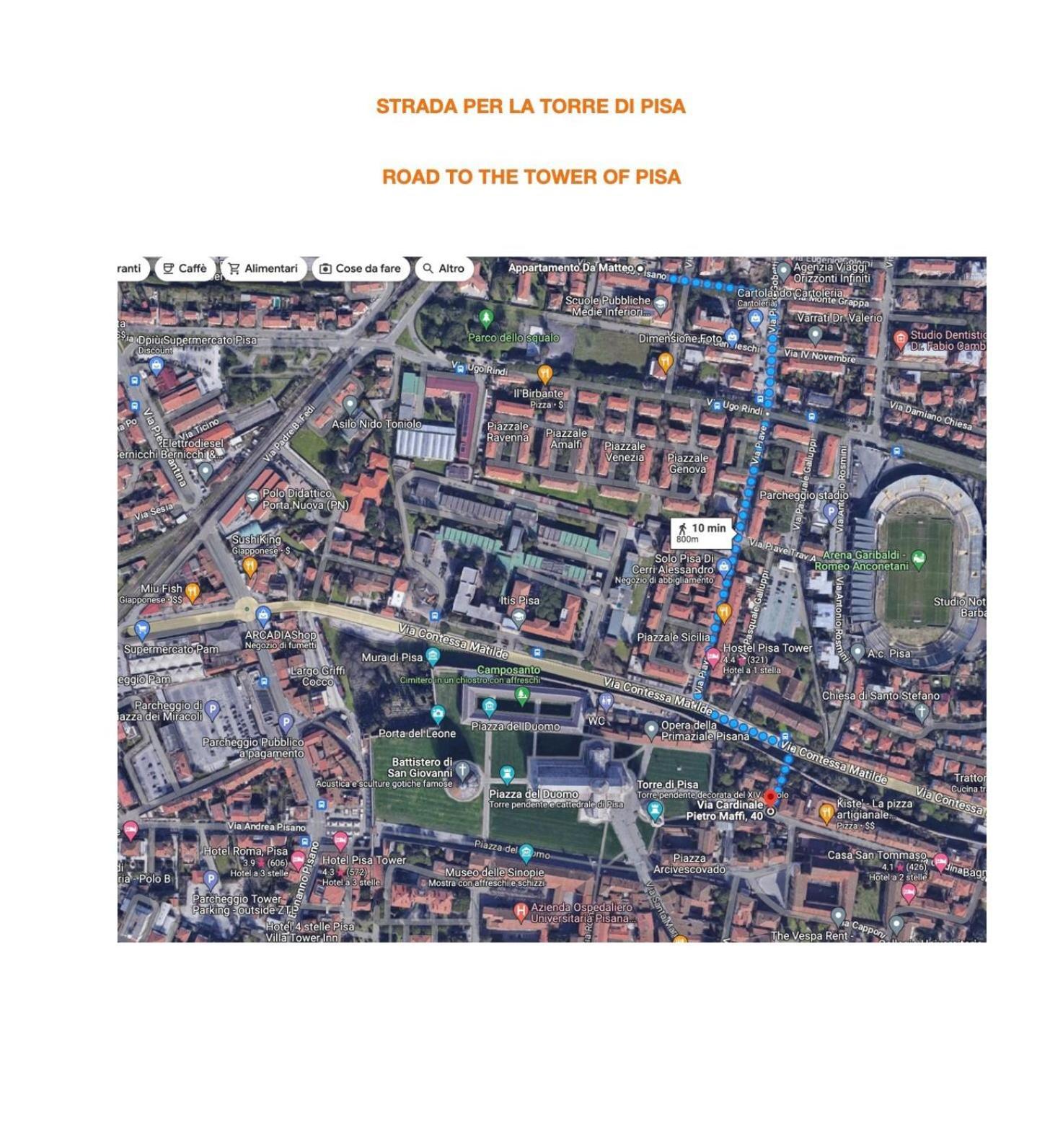 Appartamento Da Matteo Pisa Exteriér fotografie